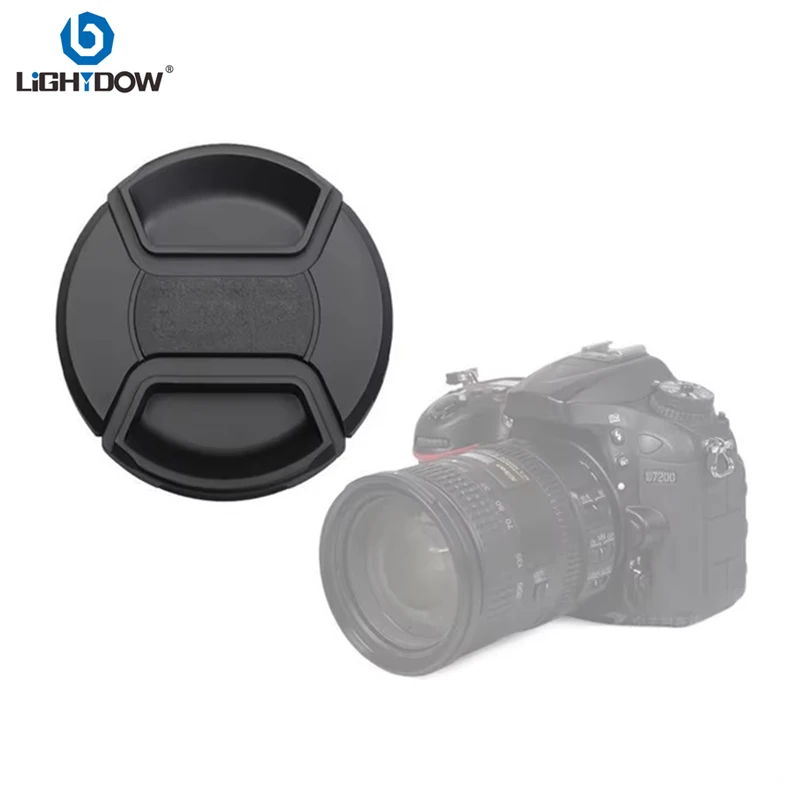 Lightdow Camera Lens Cap 49mm 52 55 58 62 67 72 77 82mm Lens Cover for Nikon Canon Sony Olympus Fuji Samsung Other camera lenses