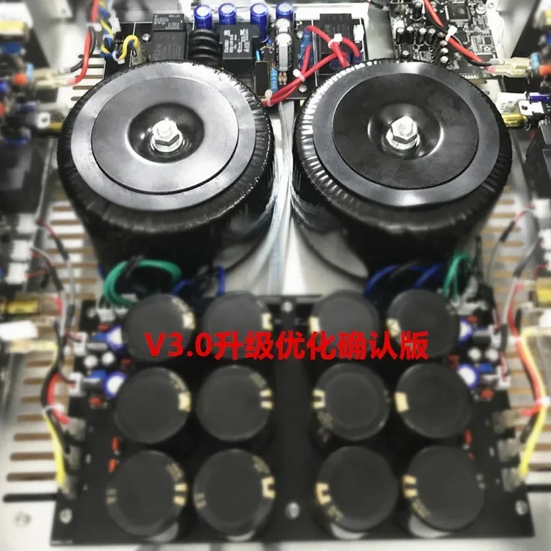 250W * 2 Replika Goldmund Telos590 Penguat Daya Daya Daya Tinggi Serat Usb Koaksial Input RCA HIFI Amp Audio Amplifier Stereo Kelas Atas