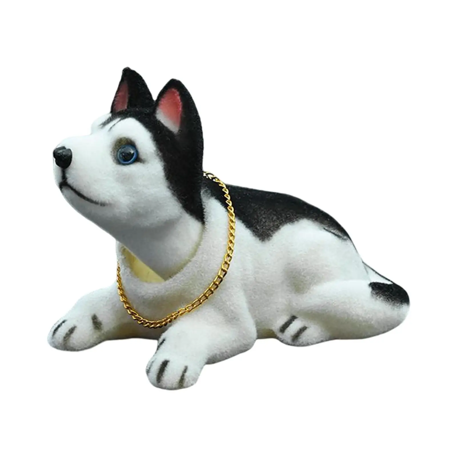 لطيف مزركشة رئيس الكلب جرو Nodding الكلب لتزيين لوحة قيادة السيارة