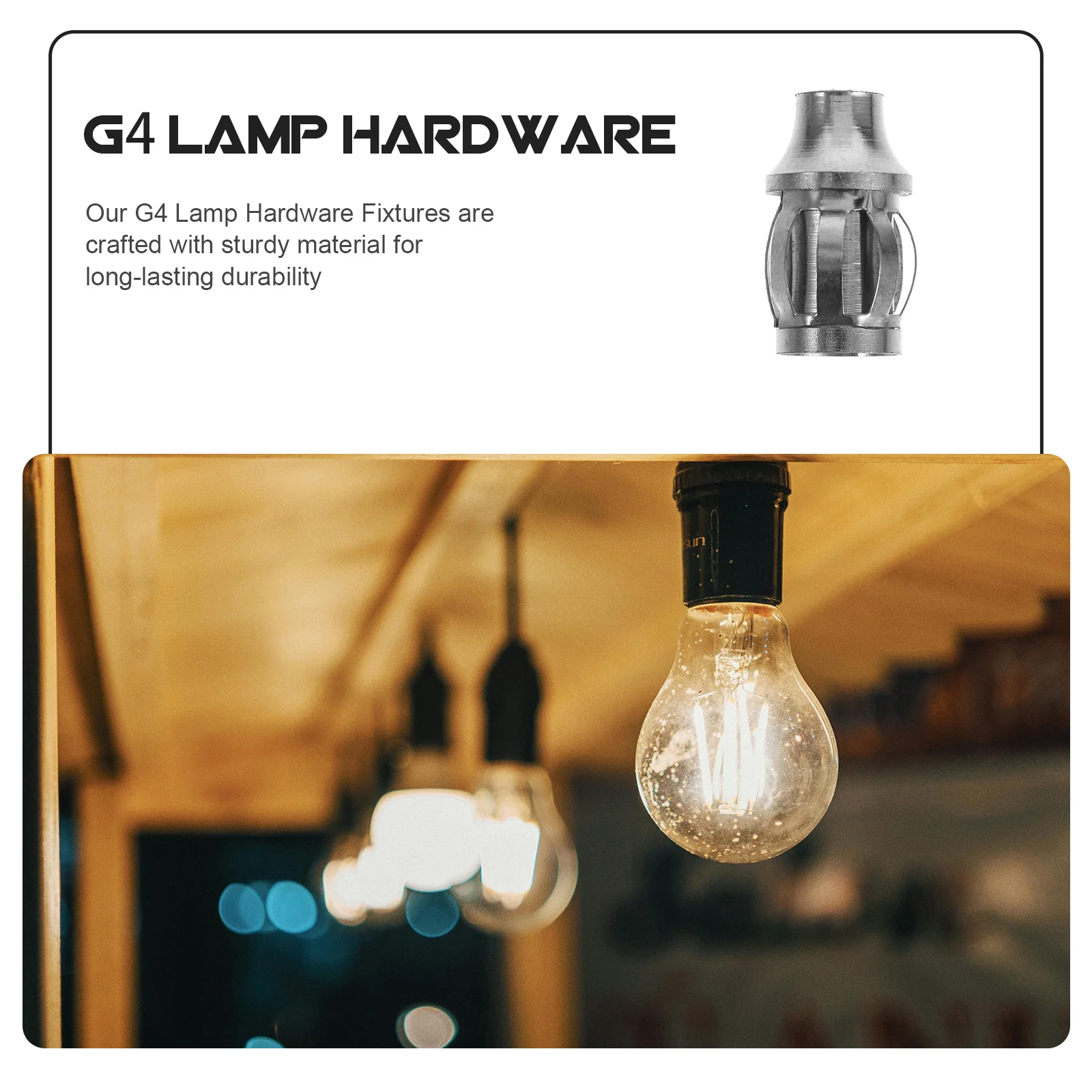 10 قطعة G4 مصباح تركيبات الأجهزة M10 الخيوط لمبة معدنية المقبس تثبيت كليب آمن السحابة حامل تركيبة إضاءة أجزاء #1