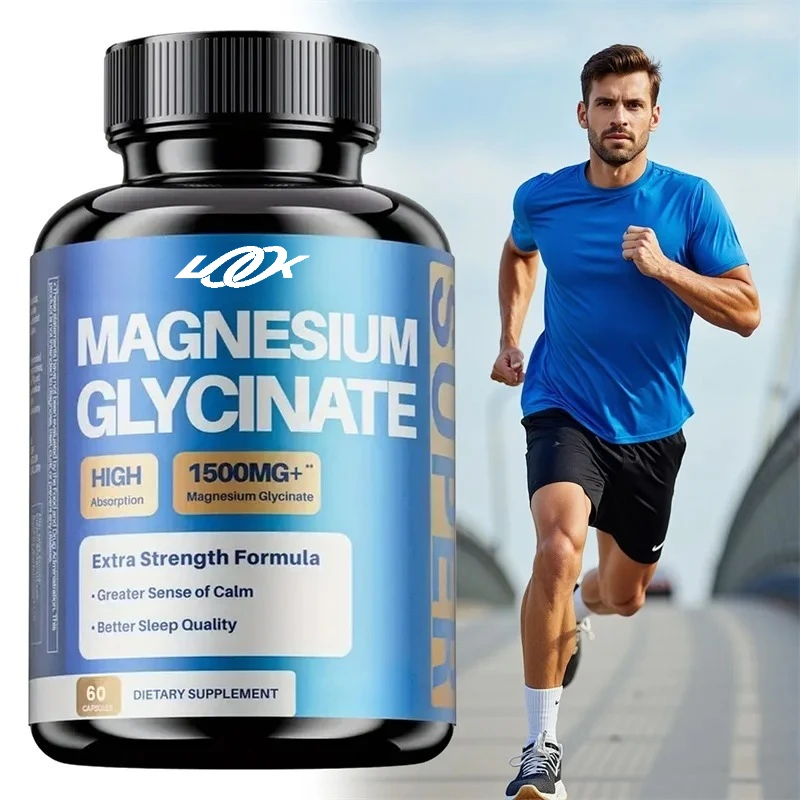 

Добавка из глицината магния — способствующая расслаблению мышц и здоровью костей, уменьшает стресс, без ГМО, укрепление костей