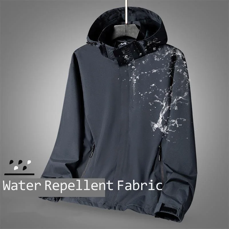 

Men's Women's Classic Windbreaker Waterproof Hooded Jackets 2024 New American Retro Fashion Safari Style Outdoor Hard Shell Coat