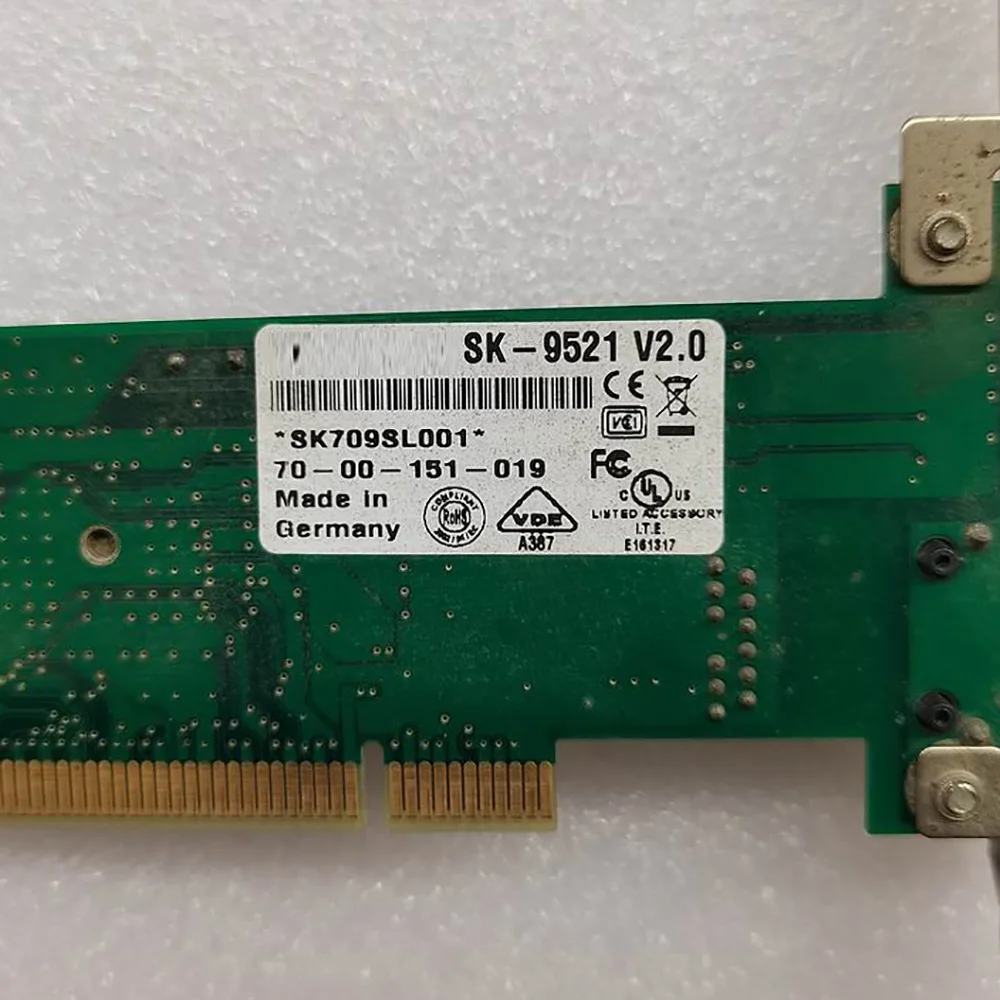 For SysKonnect SK-9521 V2.0 PCI network adapter Gigabit Ethernet Networ