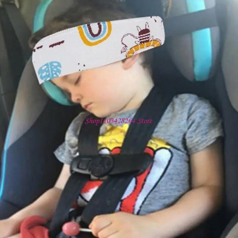 Children Car Safety Seats Headrest Assistance Straps Soft Support Ages 3 to 12