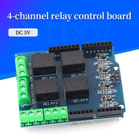 1/5/10Pcs 4 Channel 5V Relay Shield Module, Four Way Relay Control Board Expansion Board For Arduino UNO R3 Mega 2560
