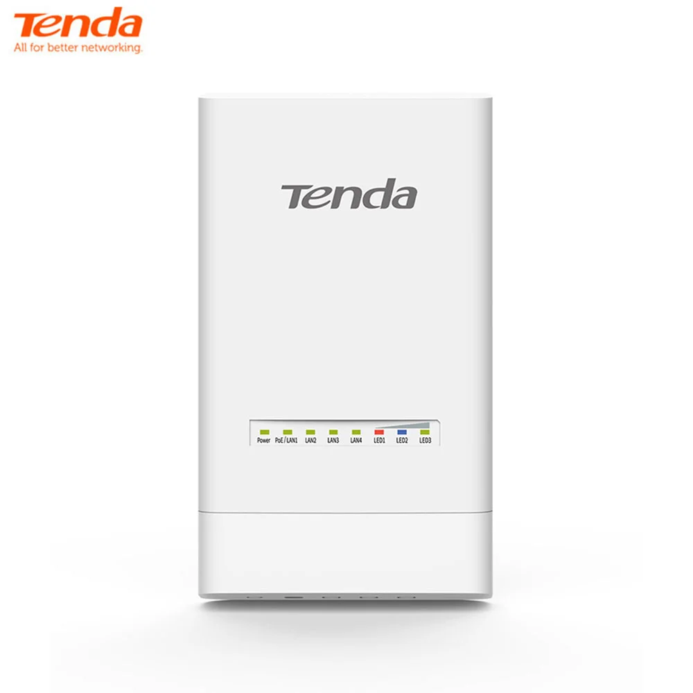 1PCS Tenda OS3 5GHz Outdoor Long-Range CPE 19dBi, 5km+ | Point to Point Wireless Bridge AP/Station/WISP/P2MP/WDS Repeater/Router