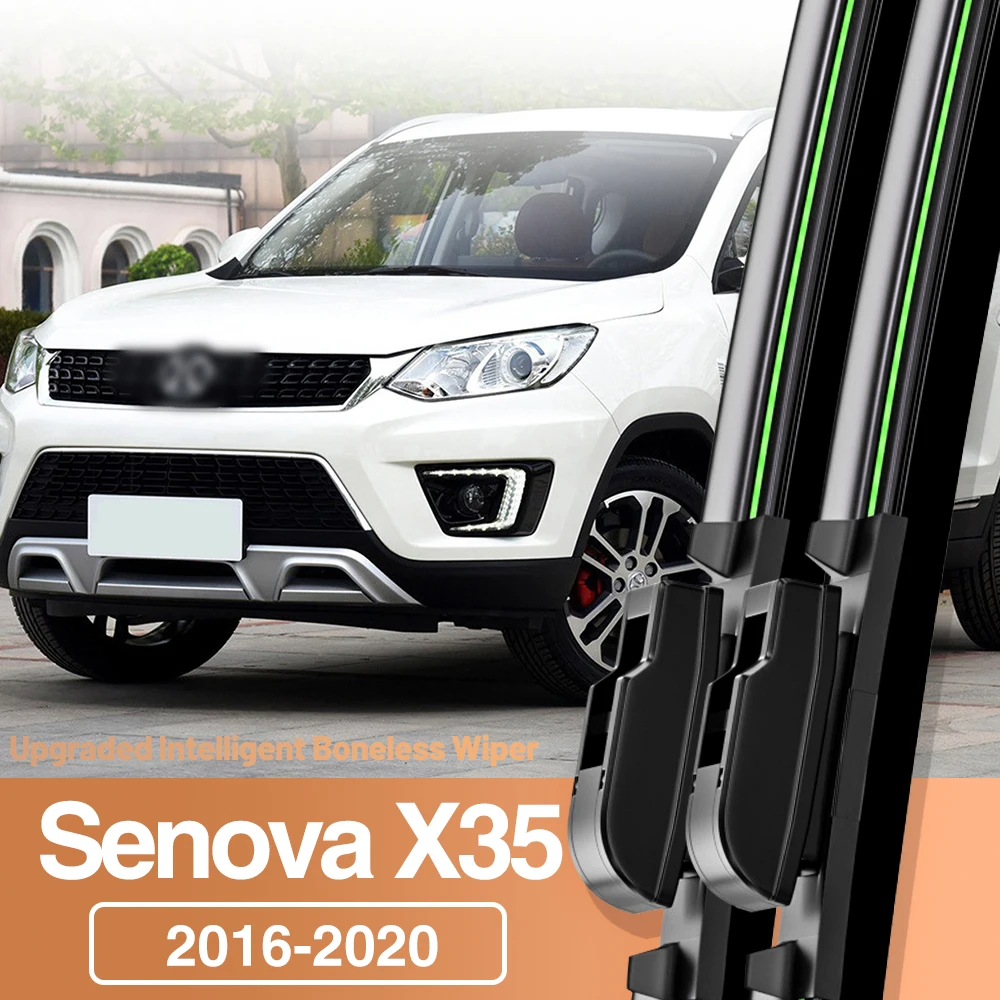 

2pcs For BAIC Senova X35 2016-2020 Front Windshield Wiper Blades Windscreen Window Accessories 2017 2018 2019