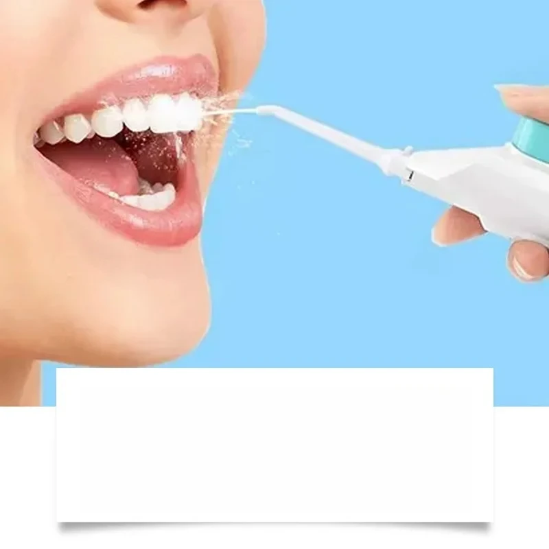 High Pressure Portable Dental Water Flosser Manual Oral Irrigator for Household Teeth Cleaning Portable Toothpick Device