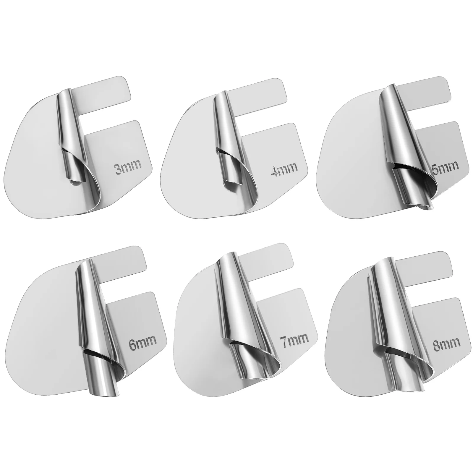 6 Pcs Sewing Machine Hemming Foot Hemmer Attachment Rolled Universal Presser Binder Seamer Metal Edges Folder Crimping