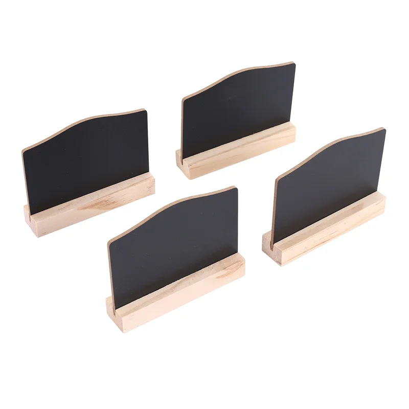 GO-4 PCS Mini Chalkboard Signs For Chalk Sign,Food Labels Message Board Signs For Party Restaurant Wedding