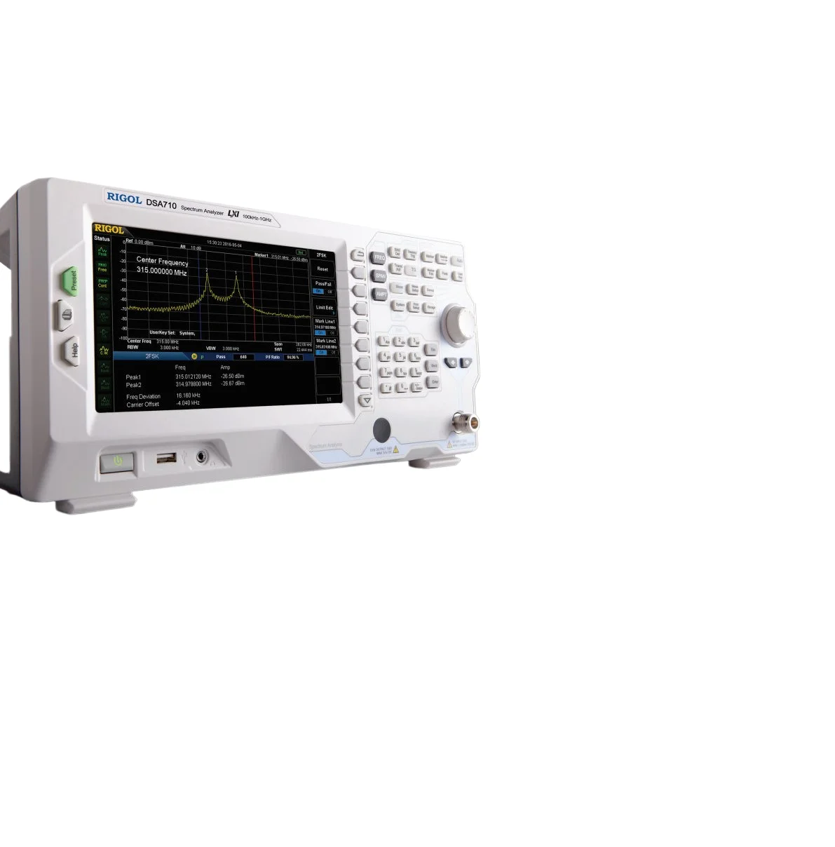 RIGOL DSA710 1GHz Spectrum Analyzer DSA705  500KHz Spectrum Analyzer