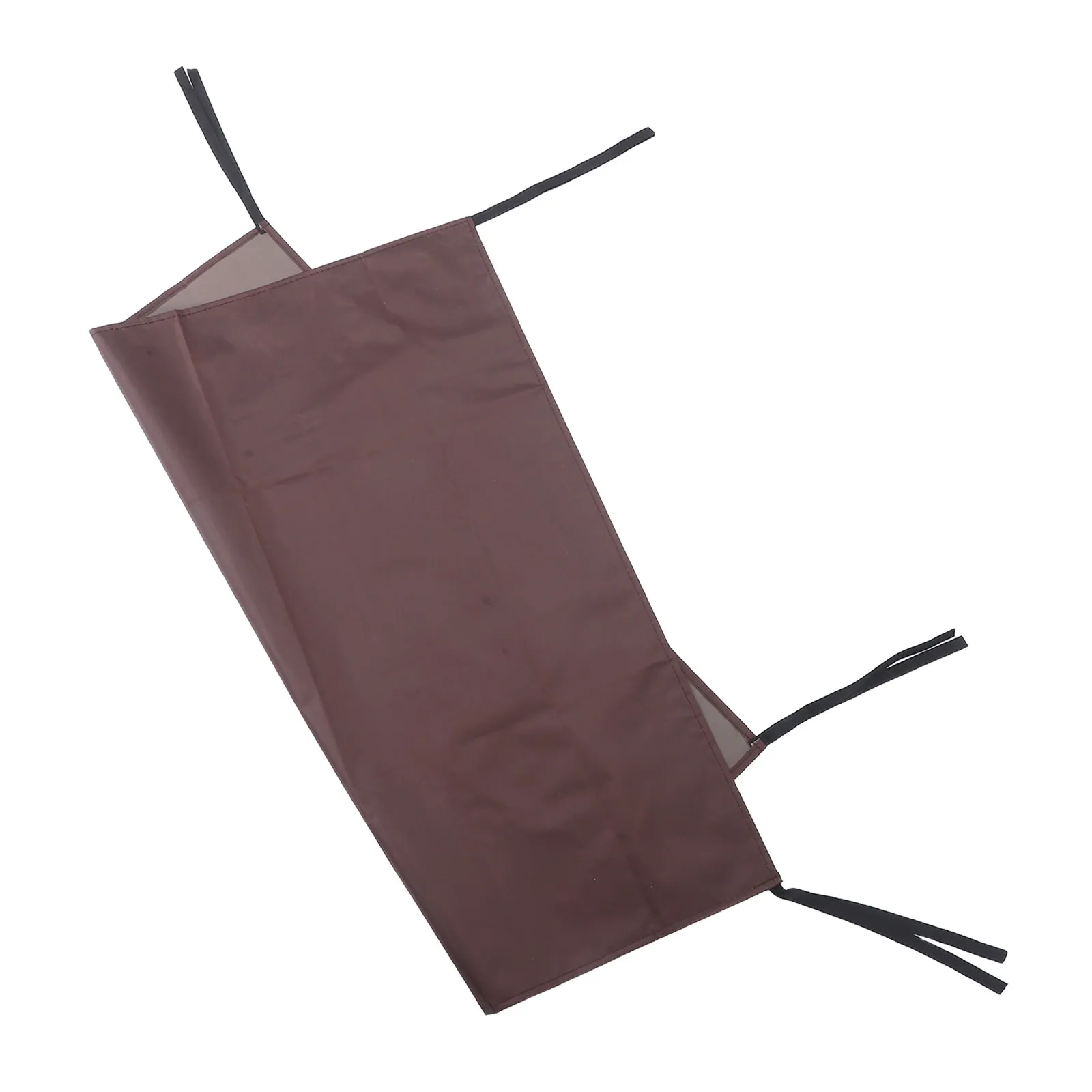 Housekeeping Cart Dust Cover Coffee Color Oxford Cloth Tie Strap Utility Cover Weatherproof Janitorial Hotel Cleaning Service