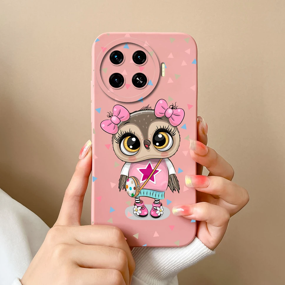 For Tecno Spark 20 Pro Plus 4G Cases Fashion Cute Sweet Girl Smooth Liquid Phone Cover For Tecno Spark 20Pro Plus 4G Funda Shell