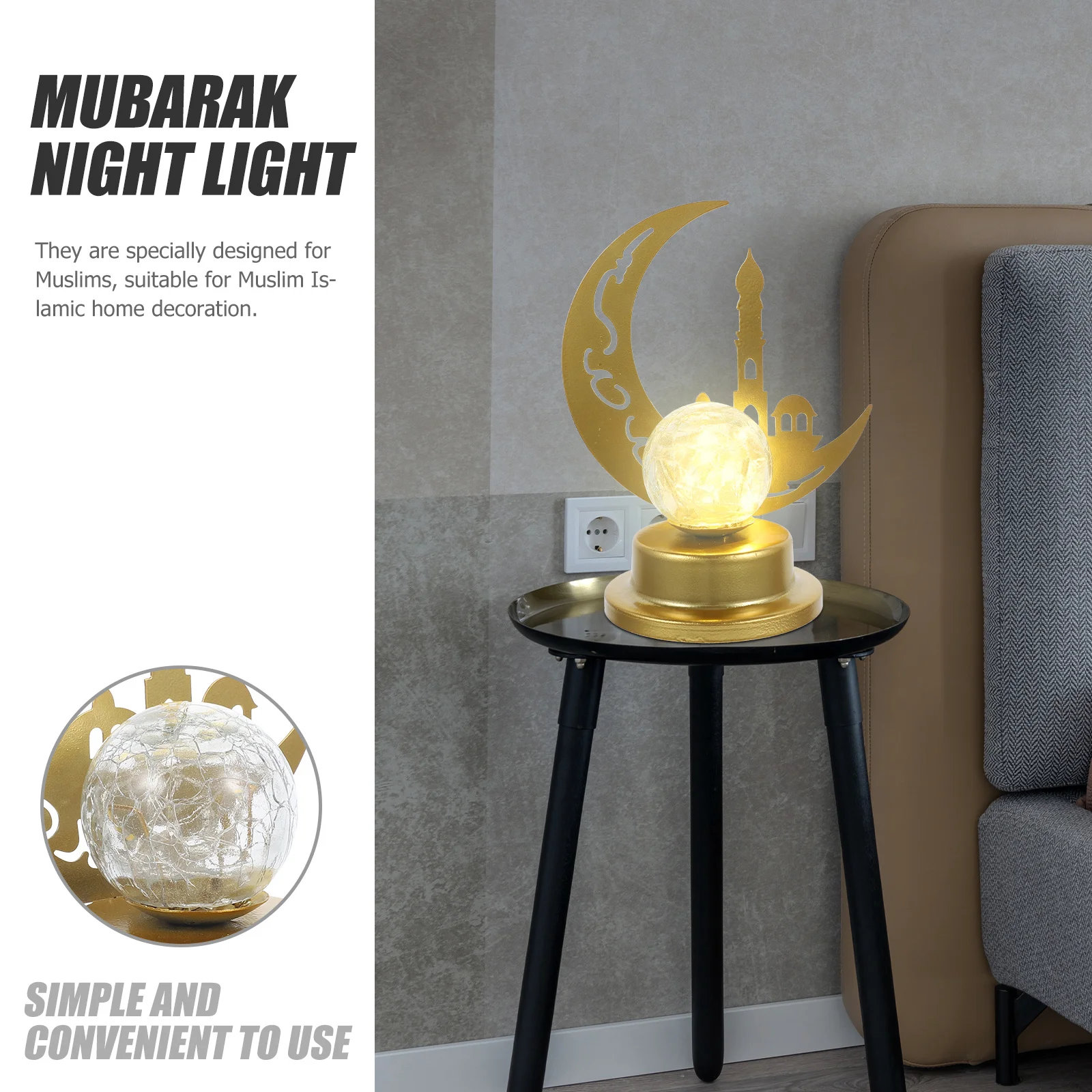 

Castle Decorative LED Ramadan Night Light Warm Tone for Living Room Bedroom Muslim Ramadan LED Lamp Eid Mubarak Light