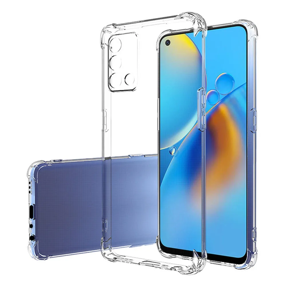 Transparent Shockproof Phone Case For Oppo A74 4G 5G A53 A54 A94 Soft Silicone Clear Back Cover For Oppo A74 A53 A54 A94 Cases