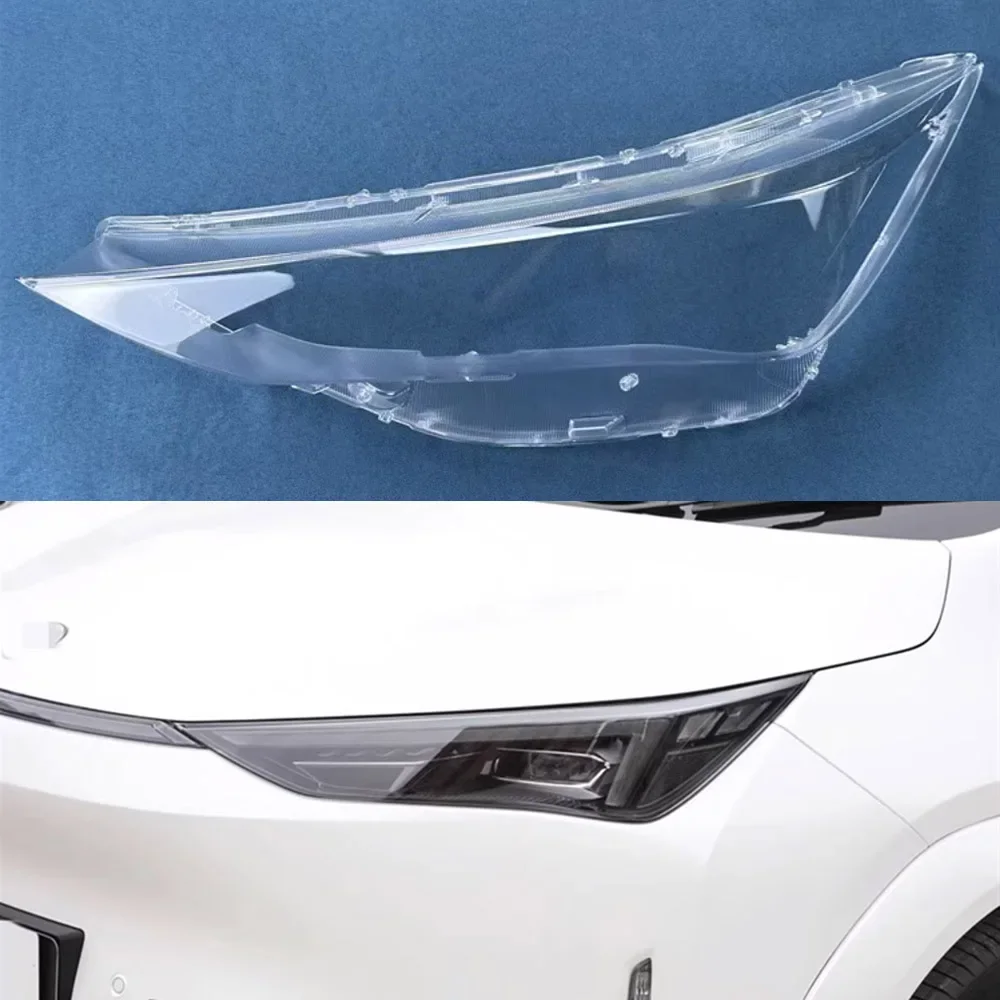 

For Hycan Z03 Auto Light Lamp Car Headlight Cover Lens Glass Shell Front Headlamp Transparent Lampshade Lampcover 2021 2022 2023