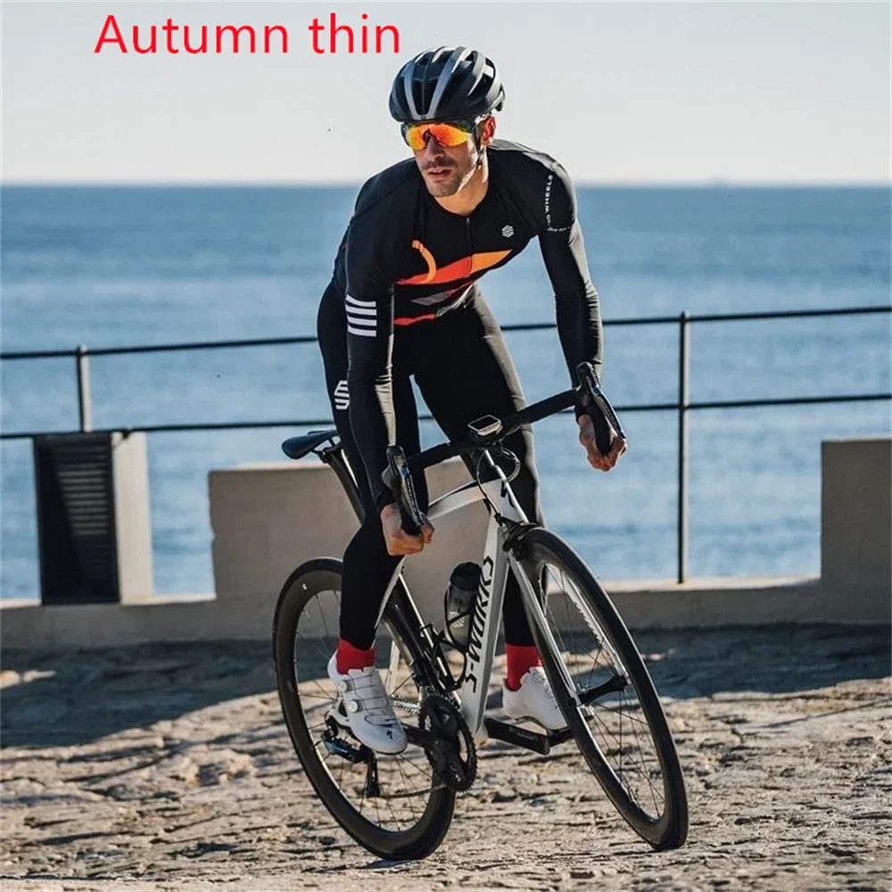 Siroko Men's Cycling Jersey Autumn Racing Cycling Jersey Long Sleeve Outdoor Road Mtb Top Maillot Ciclismo Spring 2025