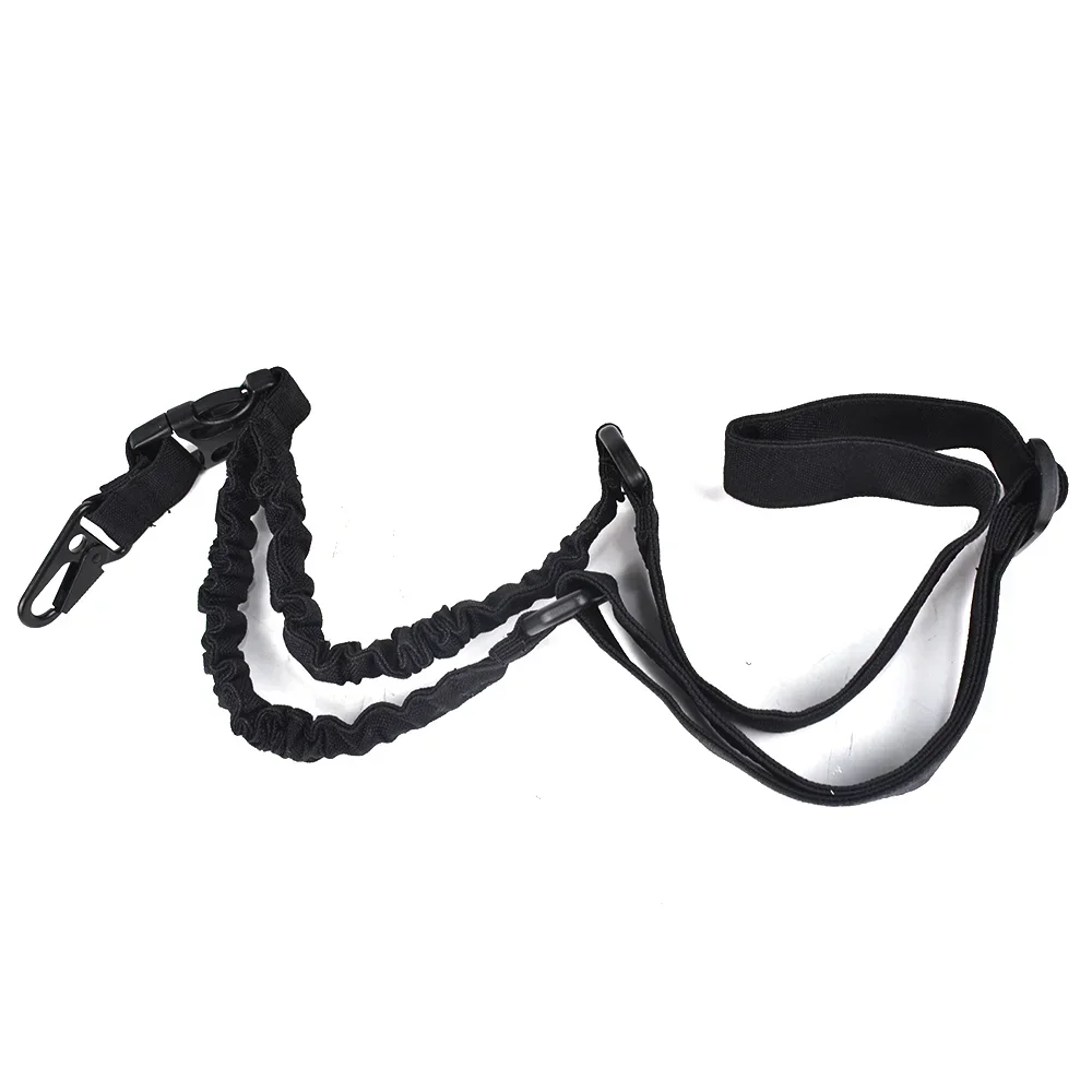 Adjustable  Single Point Tactical Bungee Sling Strap High-Density Polyester Elastic Rope for Outdoor Usage Made Durable Nylon