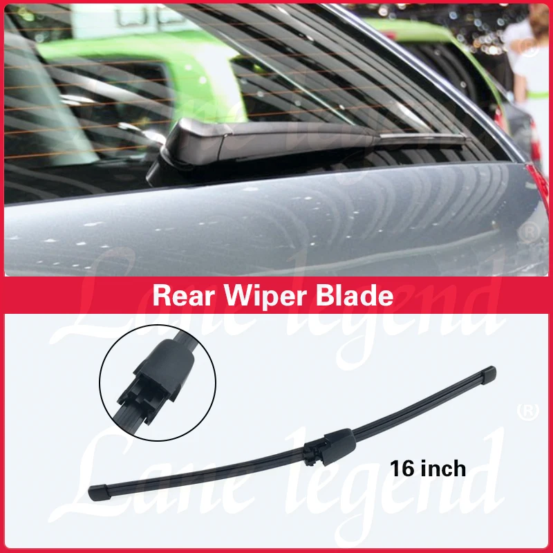 16" Rear Wiper Blade For Skoda Octavia 1Z Combi Hatchback 2004 - 2013 Windshield Windscreen Rear Window Brush Car Accessories