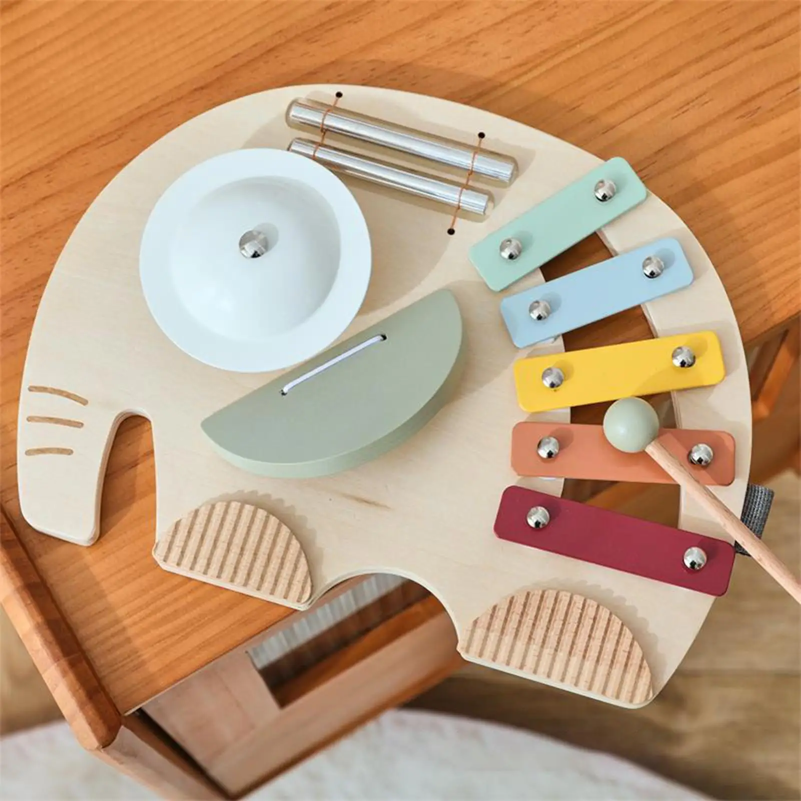 Music Toys Elephant Toddler Musical Instruments Educational Xylophone Chime Developmental Percussion Instruments For Kids