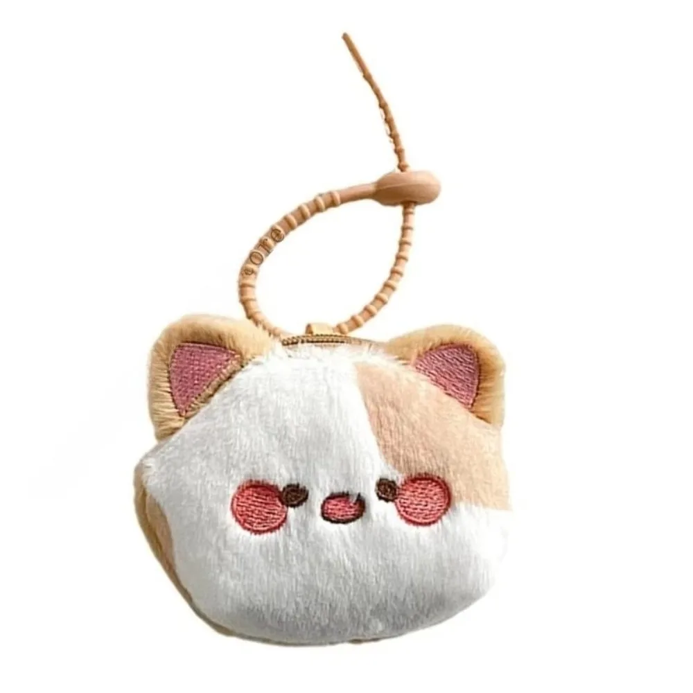 Portable Lovely Design Cat Wallet Soft Japanese Style Coin Purse Kawaii Cartoon Animal Cat Shaped Pouch