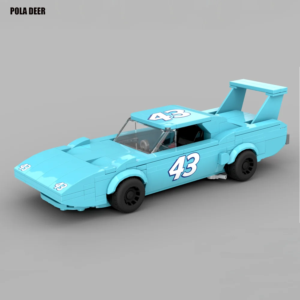 Muscle Car Series MOC Speed Champions Dodge W100 & Plymouth DIY Model Building Blocks Assembled Toy Brick Birthday Gift Richard