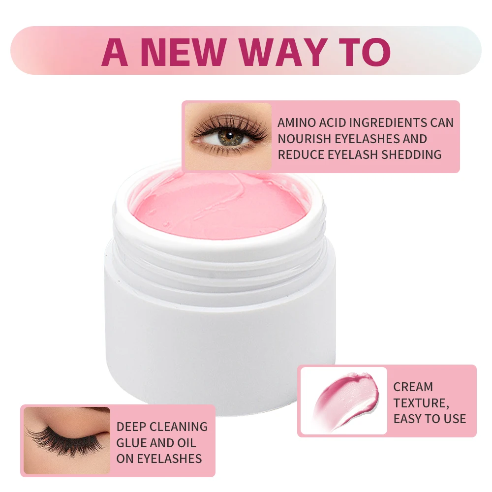 10g Eyelash กาว Remover ครีม Quick ขนกาวเครื่องมือแต่งหน้าผลไม้รส Lash กาวขนตา Remover ครีม