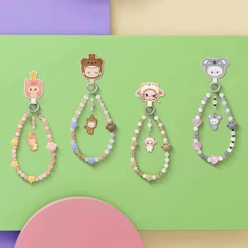 

Новая горячая оригинальная серия Bean Party, слепая коробка, цепочка для мобильного телефона, сумка-угадай, игрушка, кукла, милые аниме-фигурки, украшения, праздничные подарки