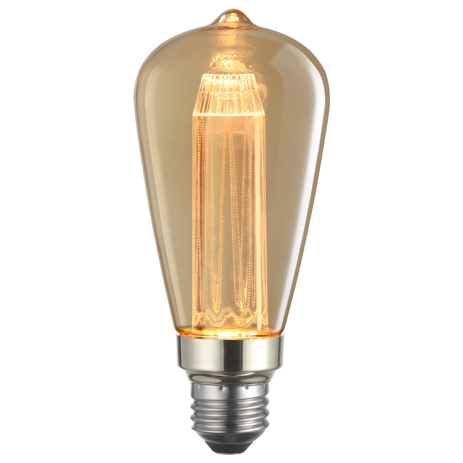 

LED Vintage Edison Bulbs 3W, ST64 LED Light Bulb Dimmable, 40W Equivalent, E26 Base, 2000K Soft Warm