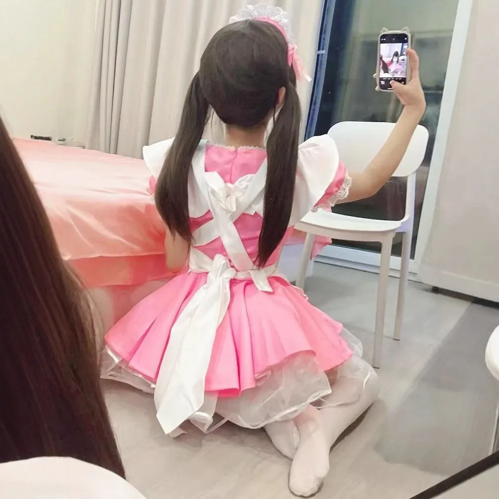 Pure lust cute angel maid apron uniform cosplay sexy Japanese maid costume view 2