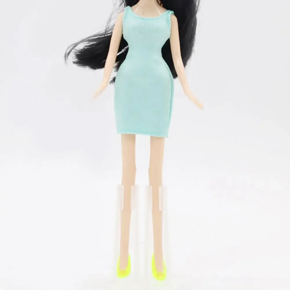 11CM Nude Fashion Dolls Spherical Moveable Joints White Skin Body Dolls Suitable 1/12 Scale Universal Head Change Makeup Gift