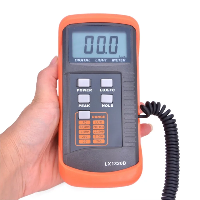 Digital illuminance meter, illuminance meter