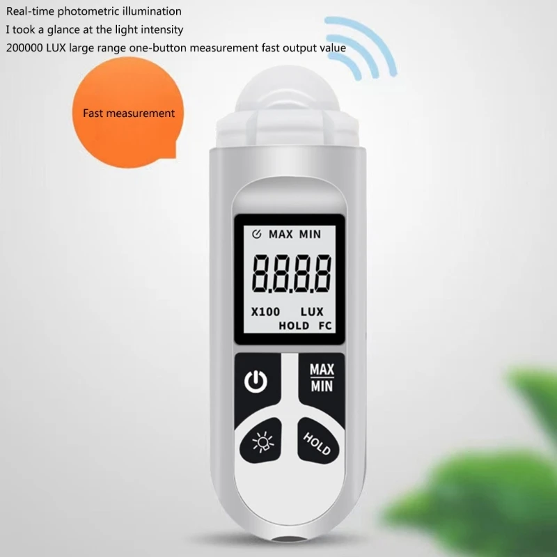 Light Meter Digital Luxometer 0~200000 Illuminometer Mini Photometer Drop Shipping