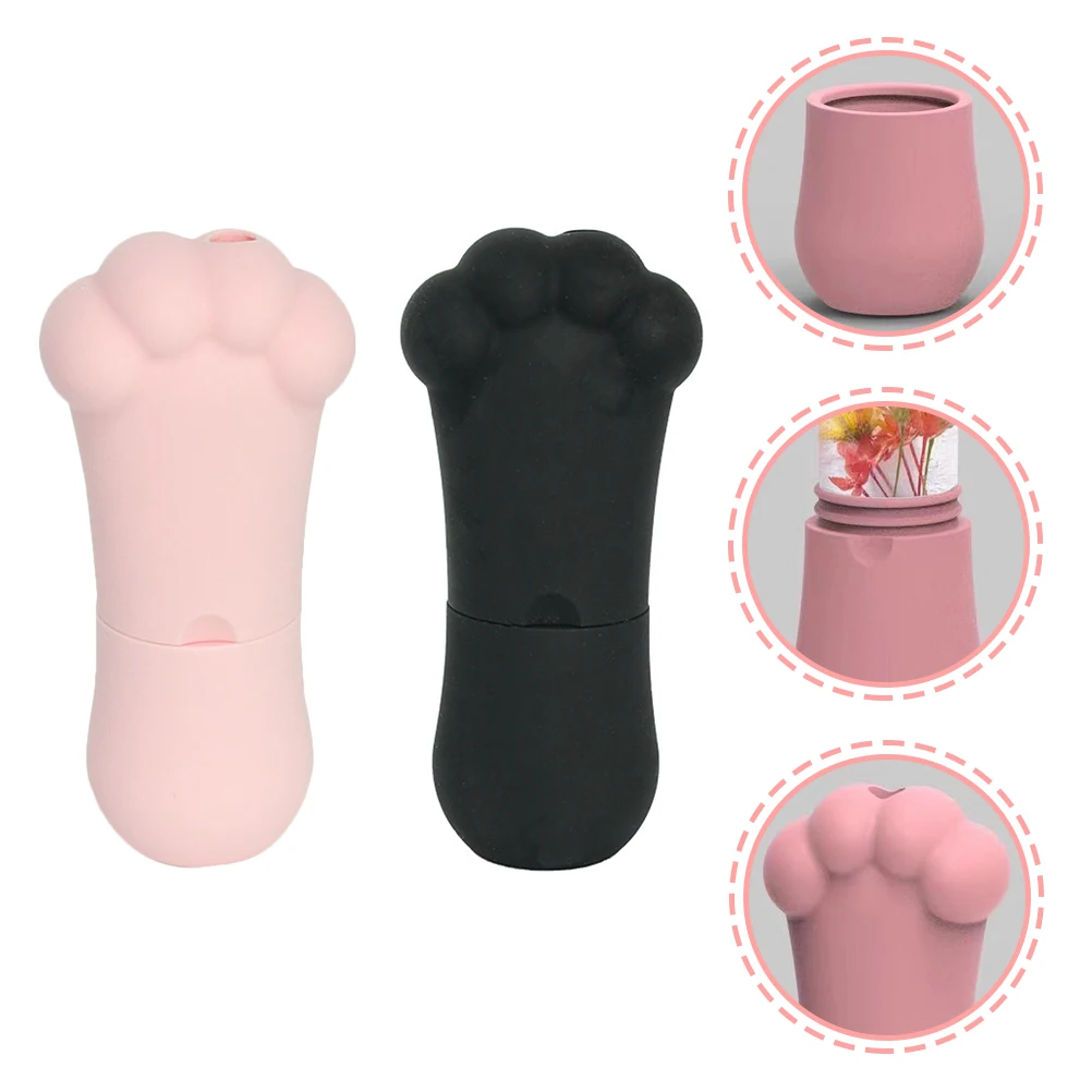 

2 Pcs Ice Massage Tool Cooling Roller Facial Face Skin Care Massager Silicone Mold Tools