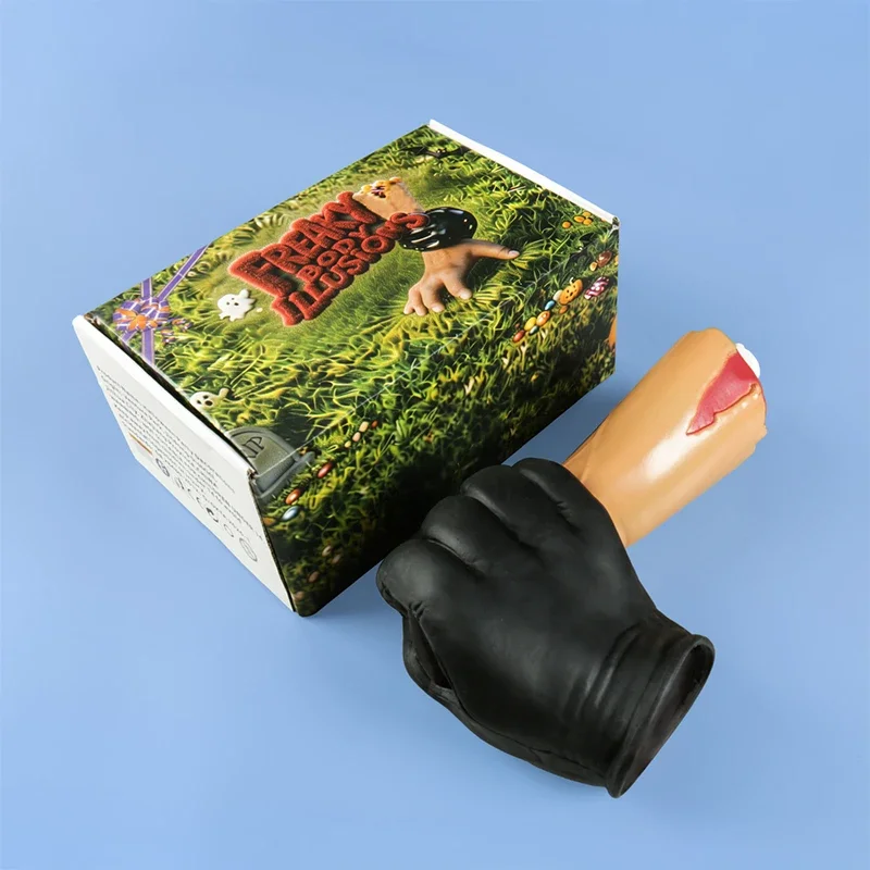 Fake Hand Third Hand Magic Trick Optical Illusion Misaligned Hand Visual Illusion Stage Magic Prop for Magicians