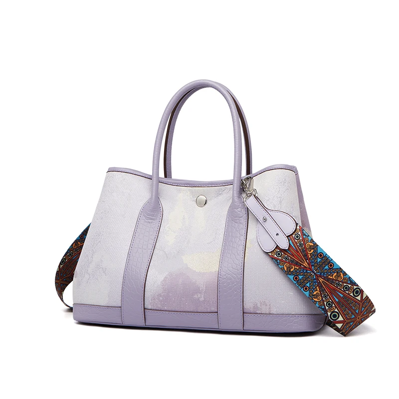ZOOLER LUXURIOUS WOMEN SHOULDER BAGS FASHION HANDBAG GIRLS SPRING SUMMER LARGE CAPACITY TOTE FOR LADY NYLON+COW MATERIAL# ZF926
