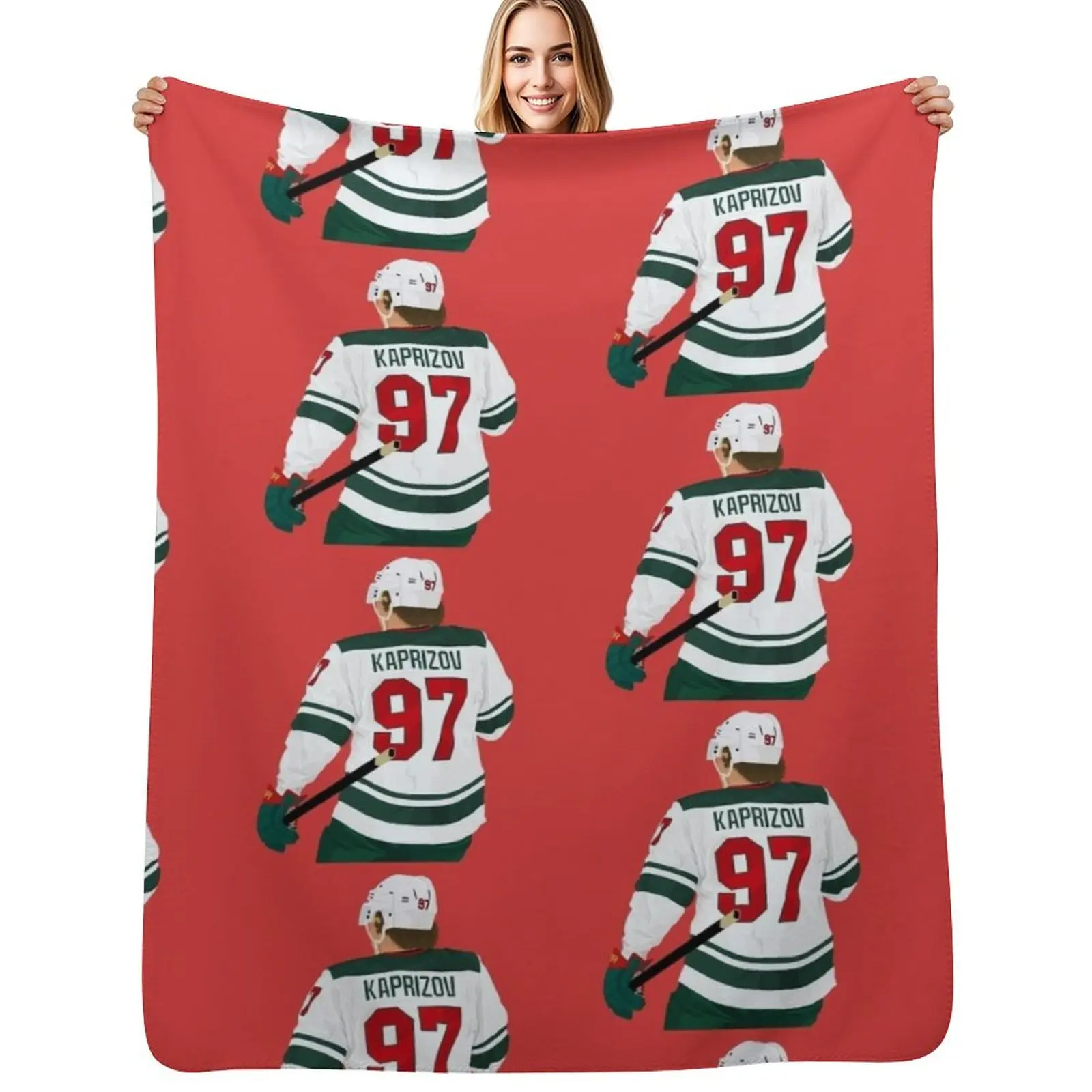 

Kirill Kaprizov 97 Throw Blanket Cozy Microfiber Throw Blanket for Home Bedroom