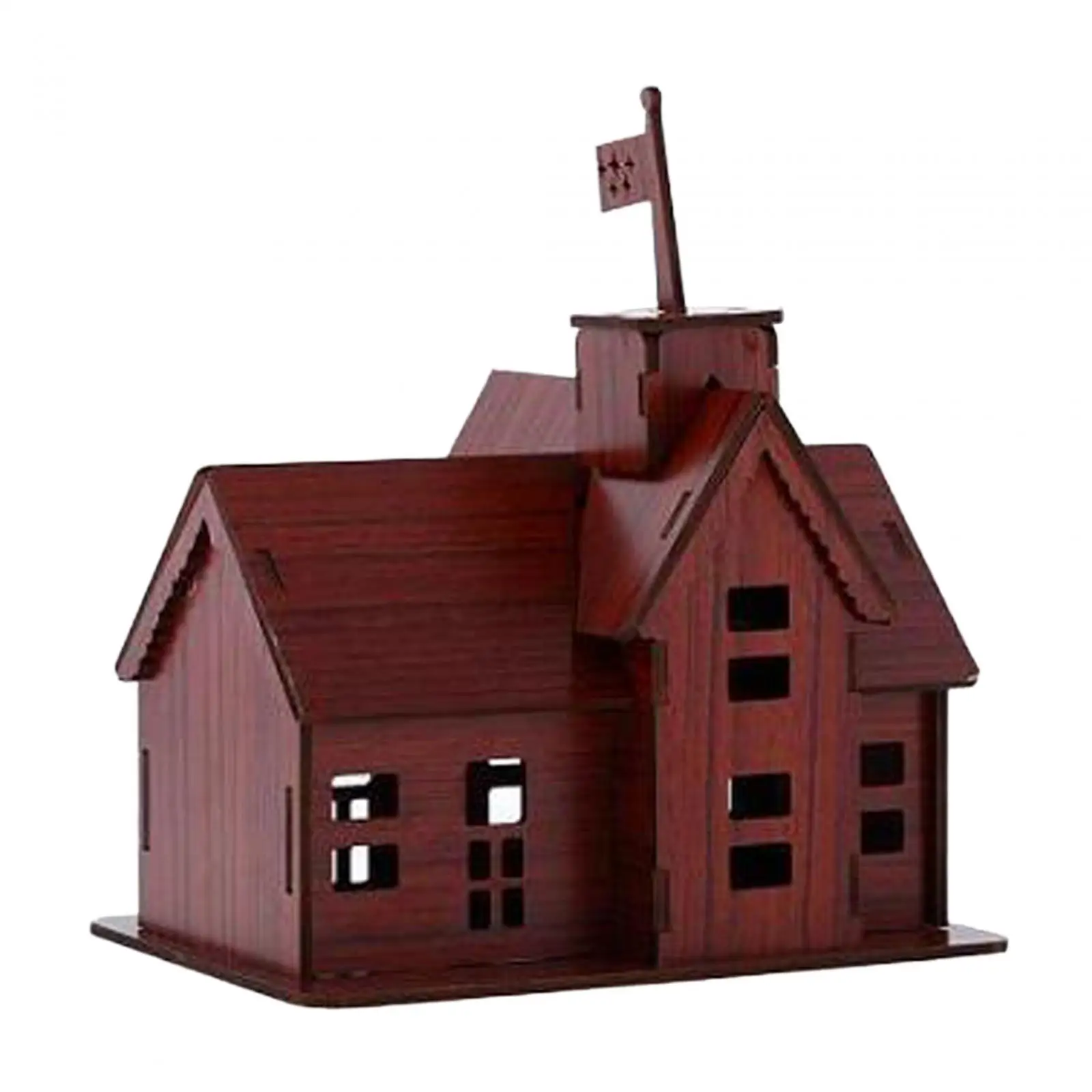 

3D Puzzle Architecture Handicraft Wooden Fairy Garden House Buildings 3D Puzzle House for Boys Girls Birthday Gift Teens Adults