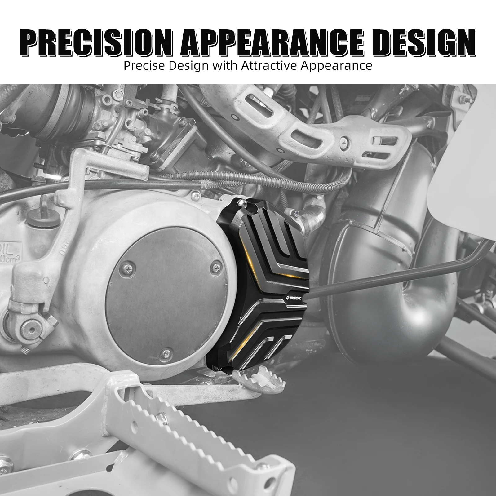 For Banshee 350 ATV Water Pump Cover Guard Protector For Yamaha Banshee 350 1987-2006 2GU-15416-00-00 Aluminum ATV Accessories