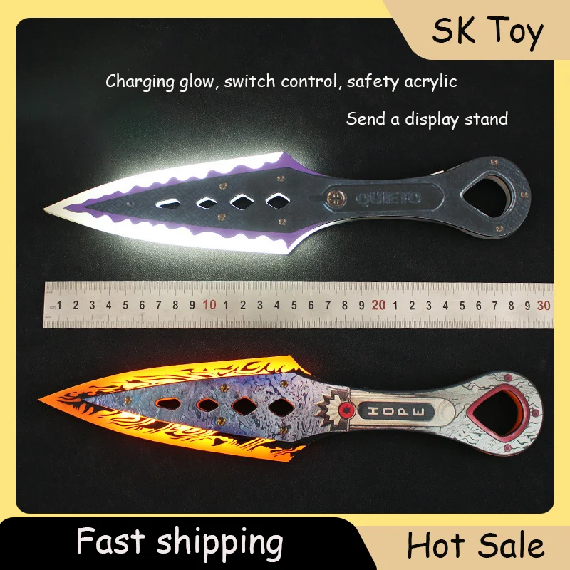 

30cm Apex Legends Heirloom Evil Spirits Kunai Illuminated Version with Light Model Toys Figures Cosolay Props Decorations