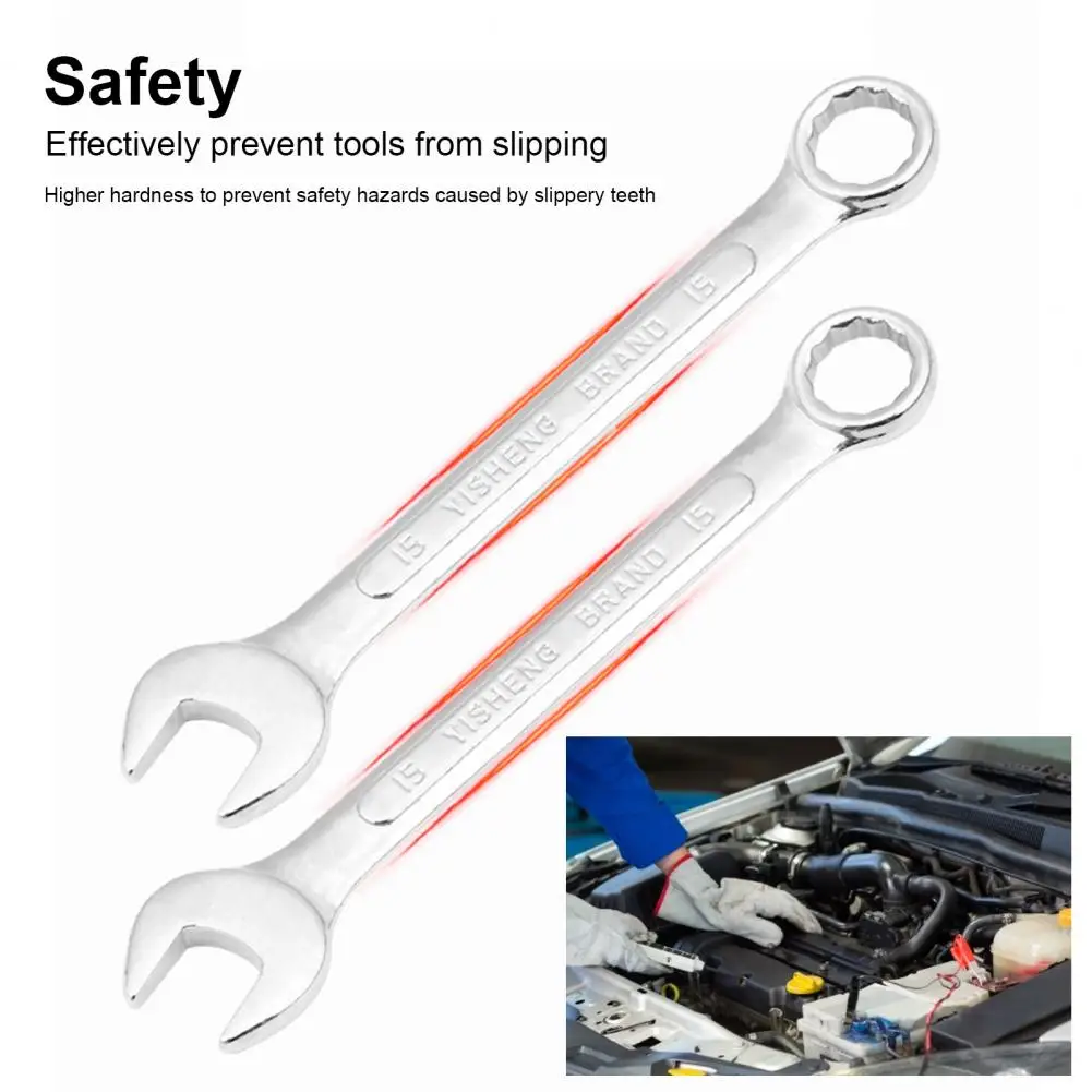 Anti-corrosion High Carbon Steel Ratchet Open-end Dual-use Spanner for Workshop