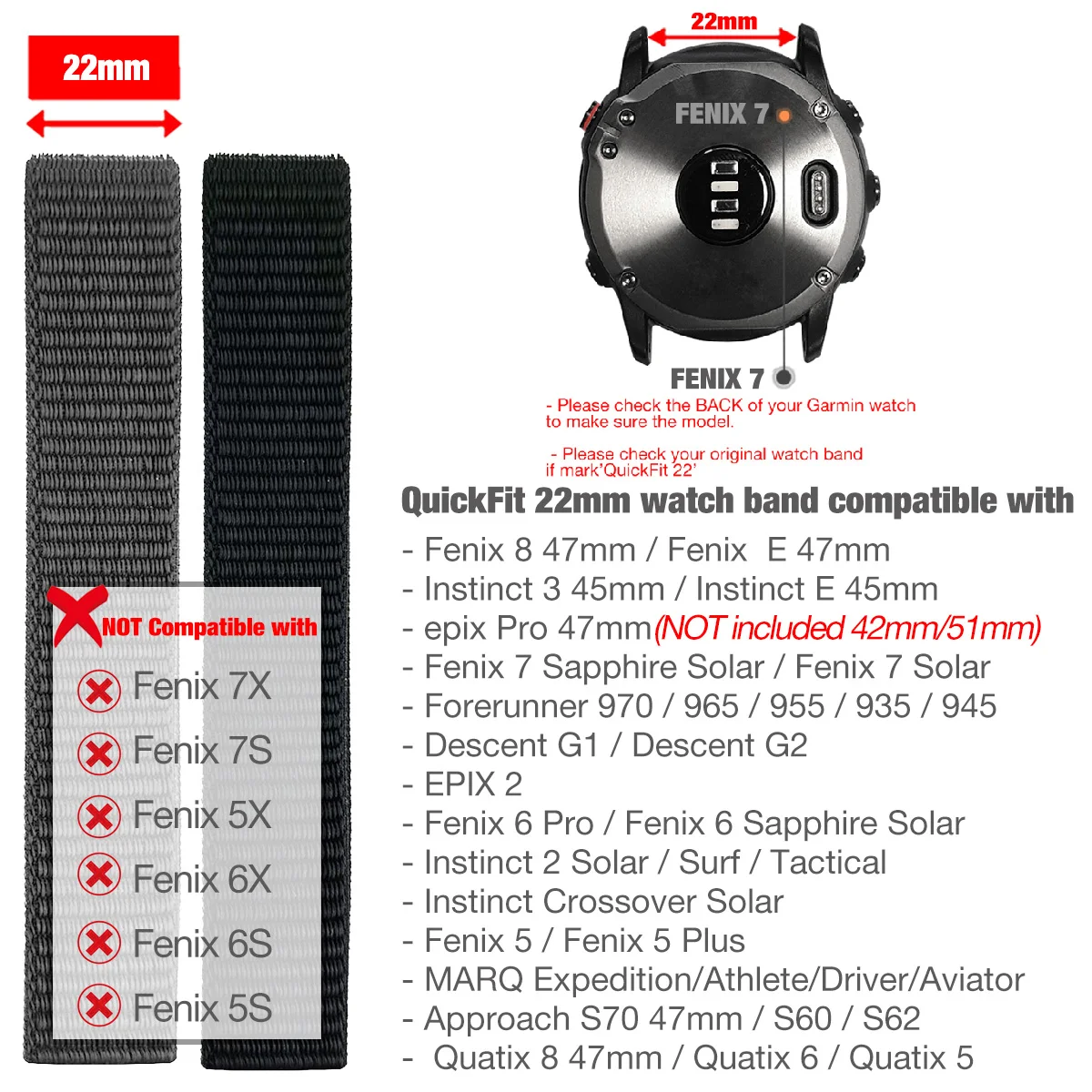 Pasek do zgodnych zegarków Garmin — zdjęcie produktu 8