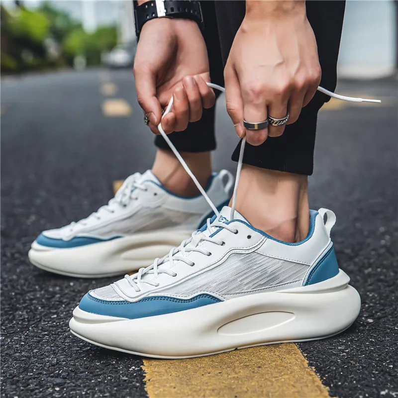 

Sneakers For Men Basketball Sports Shoe Lace Up Athletic High Quality Breathable Mesh Outdoor Comfortable Sports Sneakers Male