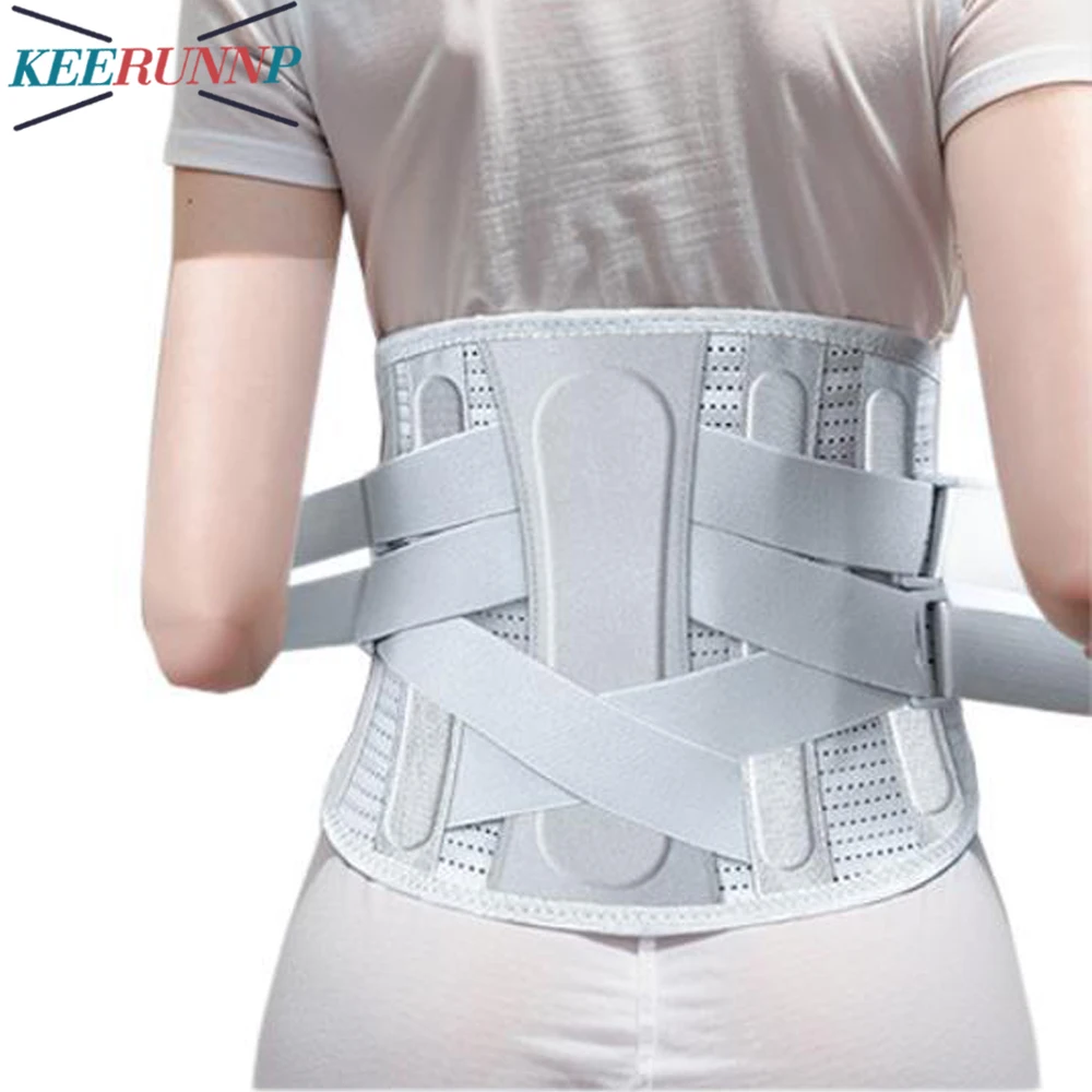 

1PC Back Brace for Sciatica- 3D Lumbar Support Belt for Men Women,Adjustable Posture Corrector with Biomimetic Spine Support Bar