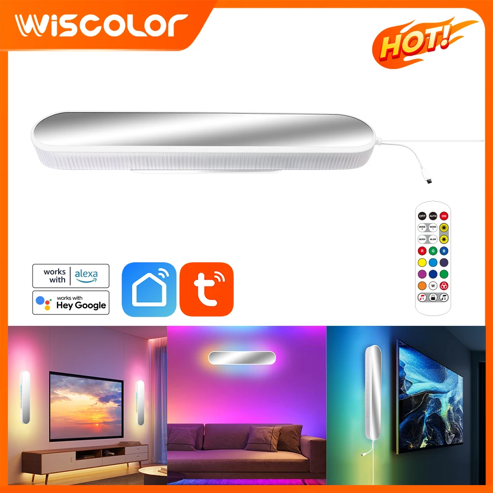 

RGB LED Lamp Makeup Mirror Light Desk Ambient Game APP Control Music Rhythm Sync Wall Lights Room Decoration Lantern Night Light