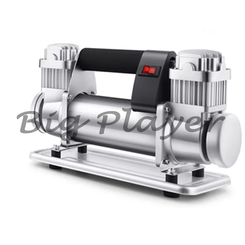 

High-power Car Air Pump Double-cylinder All-metal Fast Off-road Play Sand Pump High-pressure 480W Air Compressor