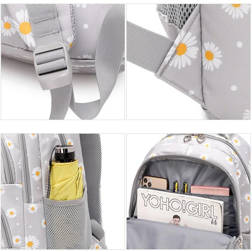 New School Backpack for Girls Children Schoolbags Waterproof Kids School Pencil Case Mochila Infantil Lunchbox Mochila Para Dama