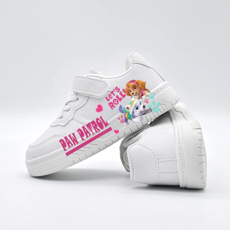 Mädchen Paw Patrol Cartoon Freizeitschuhe, neue rutschfeste Kindersneaker, niedliche weiße Sportschuhe, atmungsaktive Outdoor-Schuhe für Babys und Kinder – Detail 7
