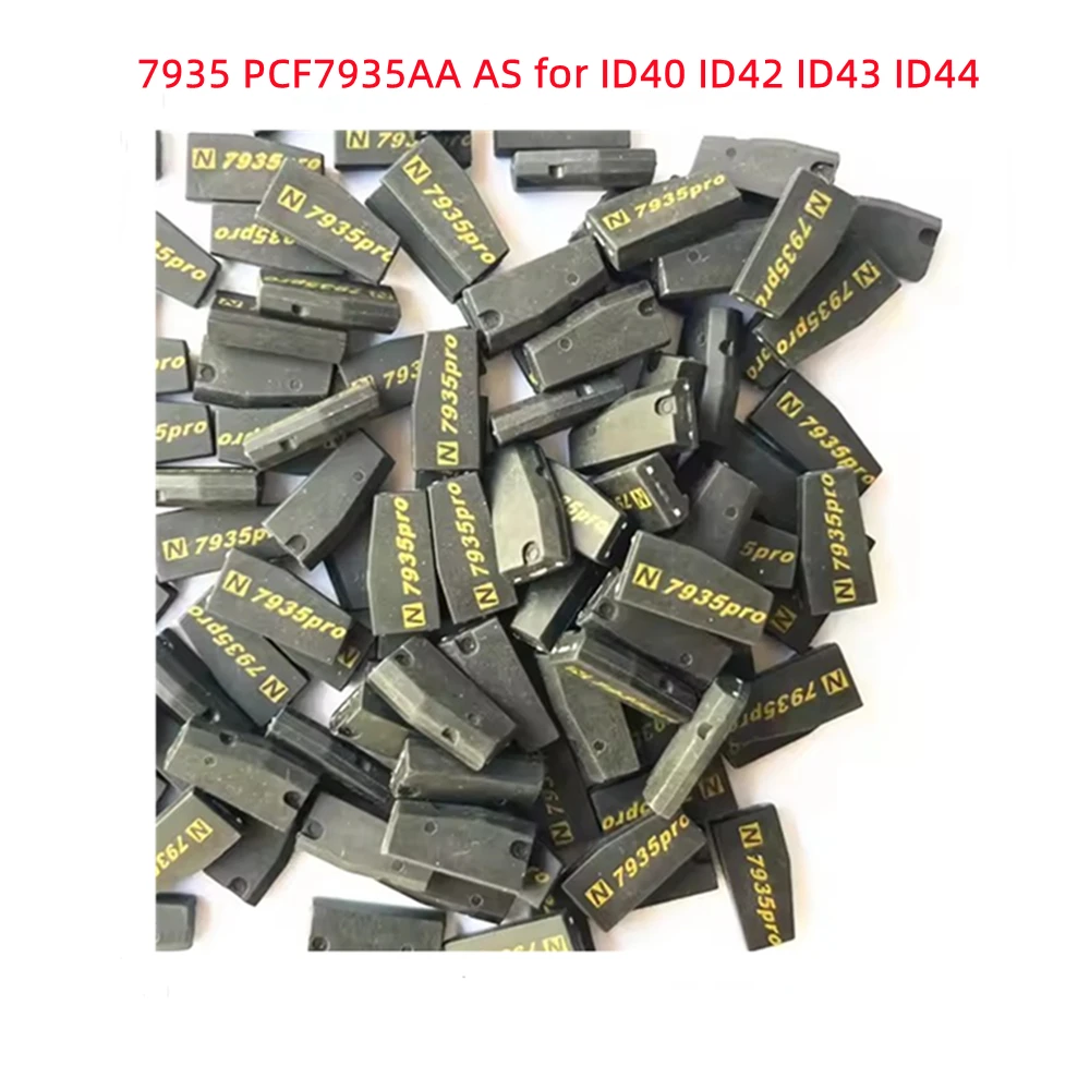 10 pz-50 pz/lotto Nuovo Chip PCF7935 ID40 ID 44 id42 id43 PCF7935AS AA Chip Transponder per Opel Per BMW chiavi della macchina
