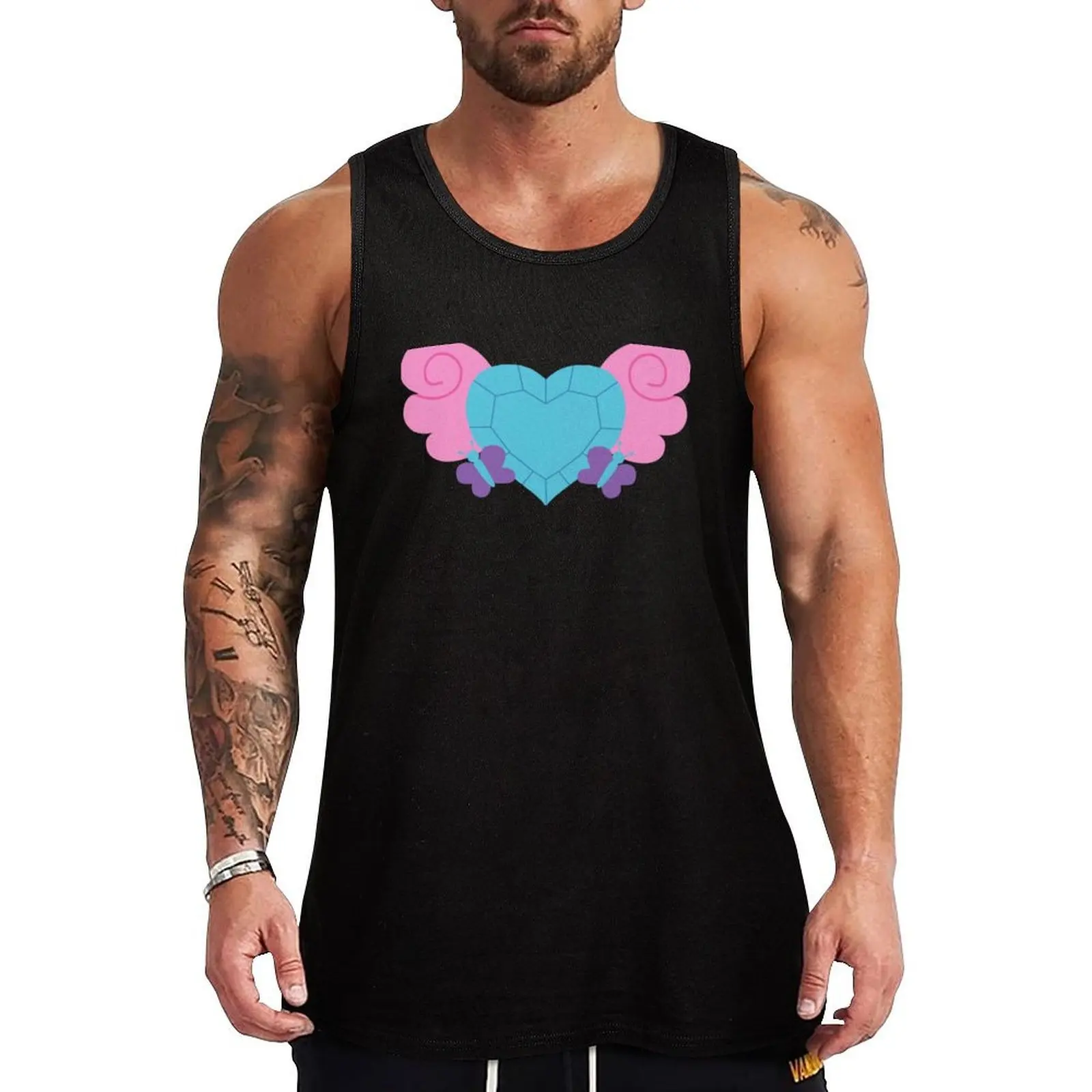 Flurry Heart Cutie Mark Tank Top Active Athletic Tank Top Quick Dry Sleeveless Shirt